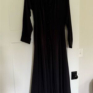 Elegant Black Long Sleeve Dress